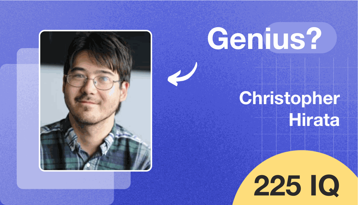 Christopher Hirata's IQ score is 225