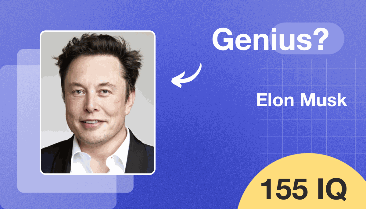 Elon Musk's IQ score is 155