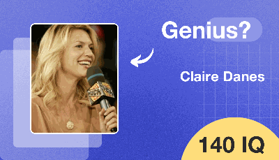 Claire Danes Has an IQ of 140