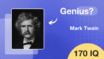 Mark Twain Had an IQ of 170