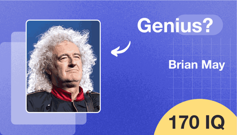 Brian May's IQ Is 170