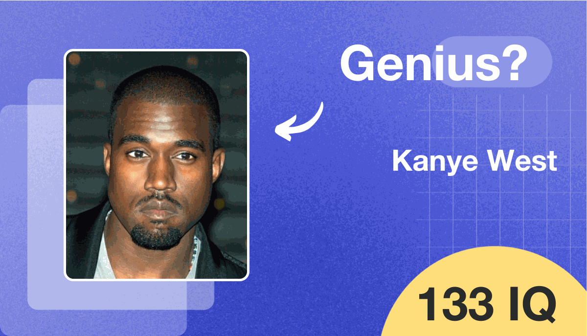 Kanye West's IQ Is 133