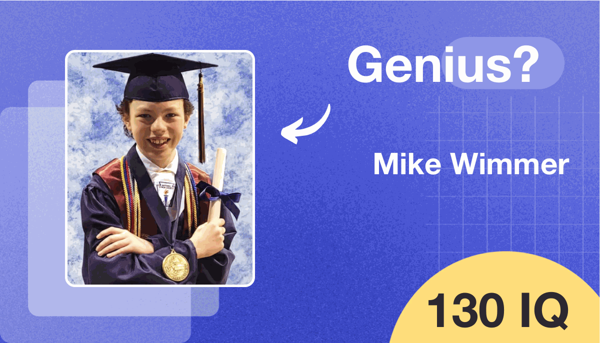 Mike Wimmer's IQ score is 130