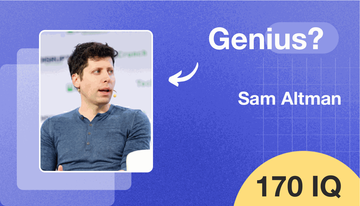 Sam Altman's IQ score is 170