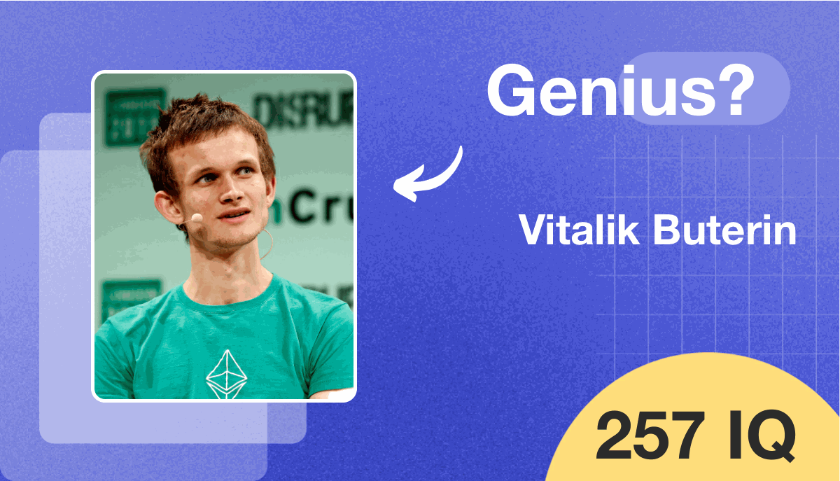 Vitalik Buterin's IQ score is 257