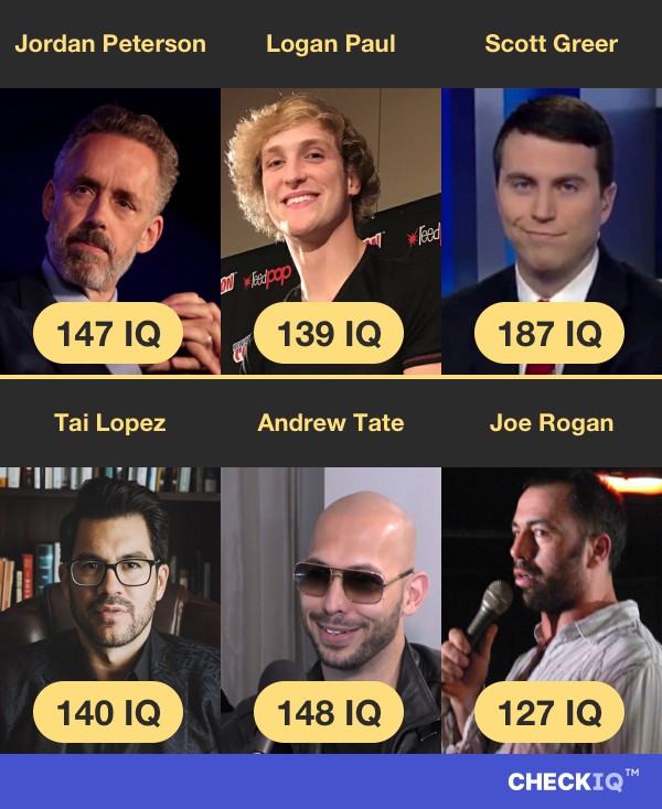 Jordan Peterson's IQ compared to other Internet Personality's IQs