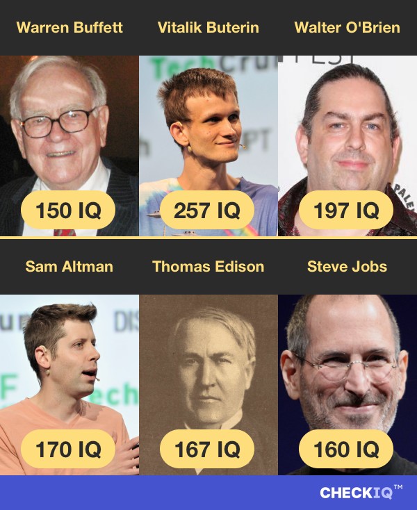 Warren Buffett's IQ compared to other Business Figure's IQs