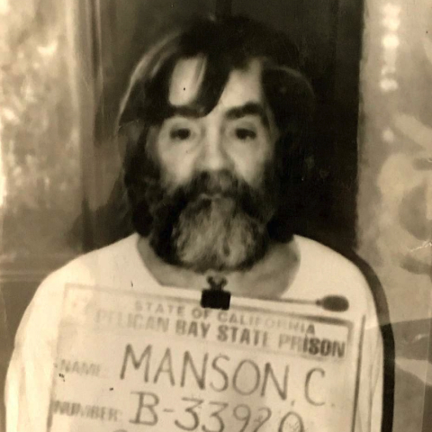 Charles Manson mugshot photo