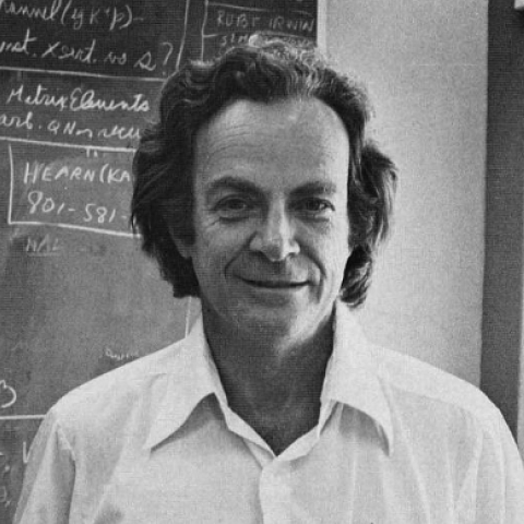 Richard Feynman mugshot photo