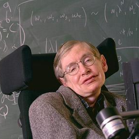 Stephen Hawking mugshot photo