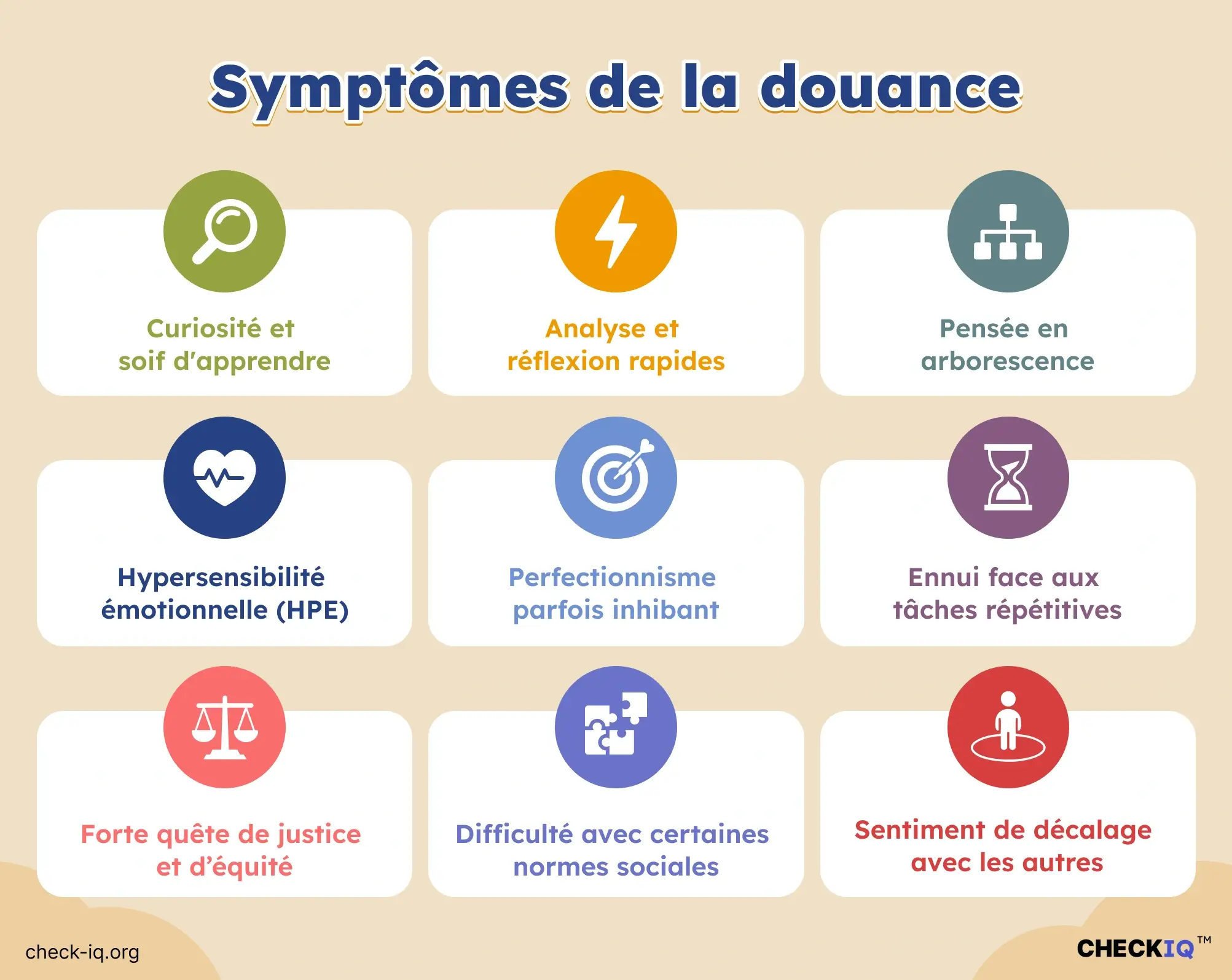 La douance symptômes et comportements