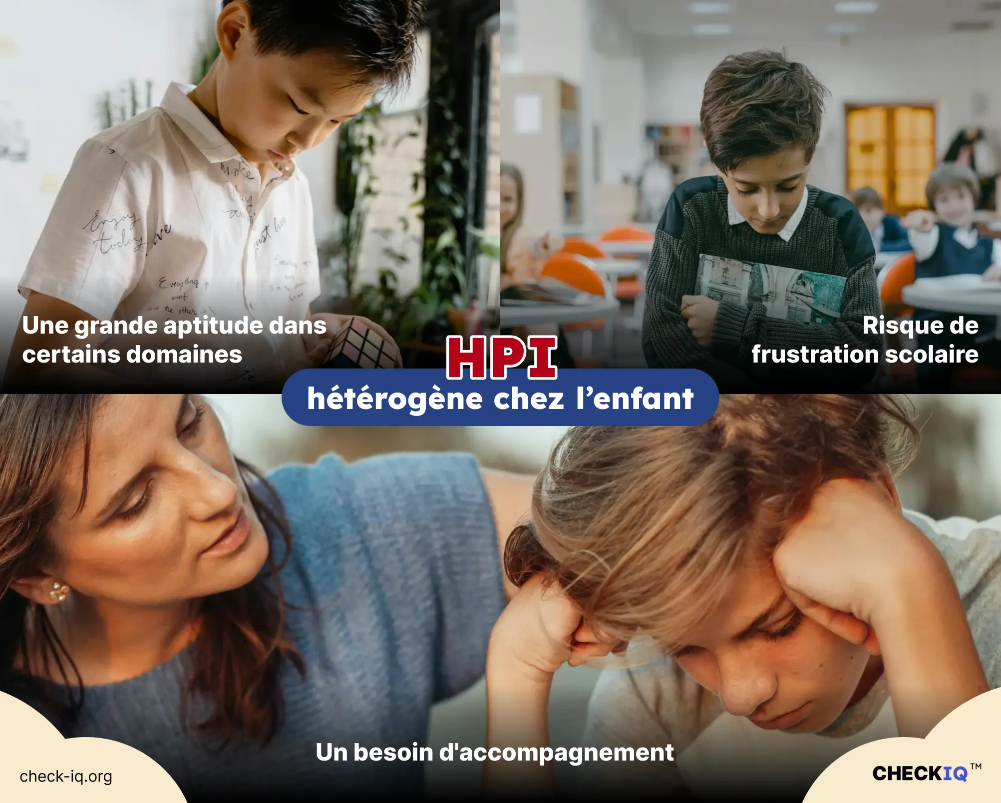 Signes du HPI hétérogène chez l’enfant