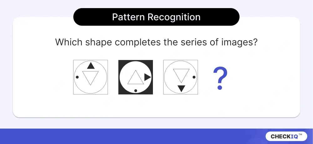 Pattern recognition IQ question example with answer