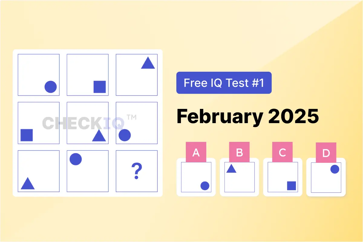 Free online IQ test #1