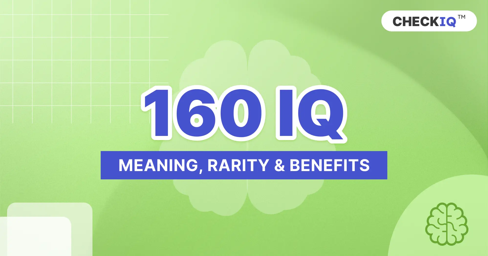 160 IQ meaning